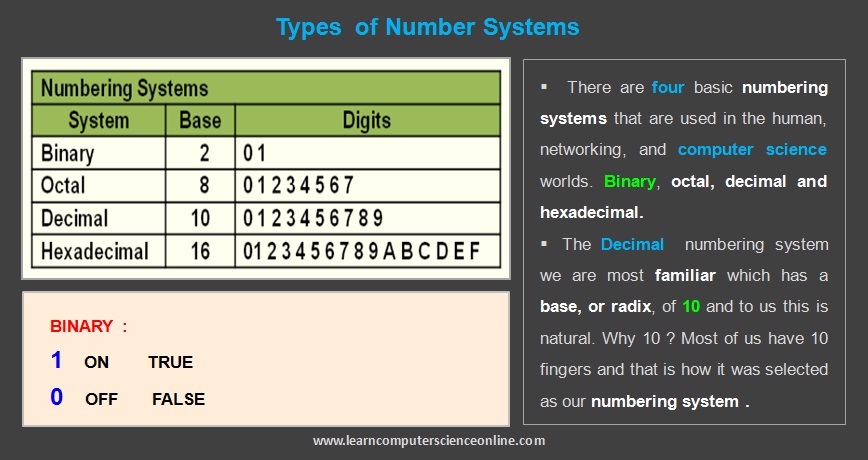 Number System Types