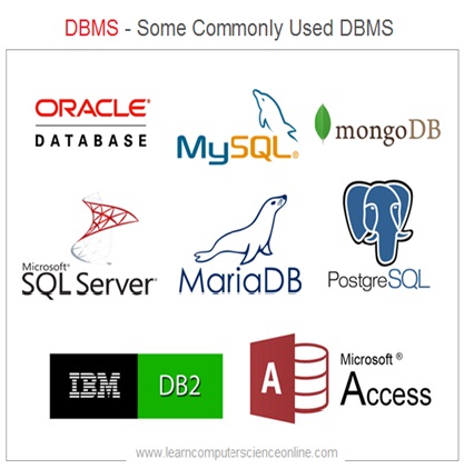 Most Commonly Used RDBMS , Database Management System