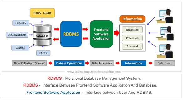Relational Database , Data , Database , RDBMS