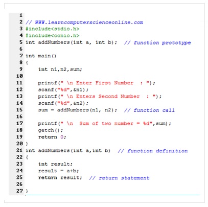 Program Compilation C Program Example