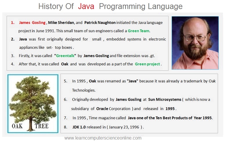 History Of Java , Java History , Java Versions , Java Programming Basics