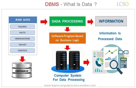 What Is Data In DBMS , Database Management System DBMS